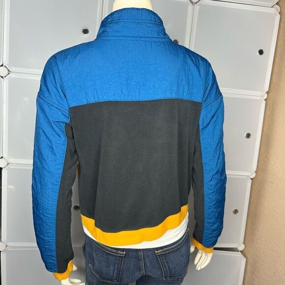 NIKE BLUE AND ORANGE POLAR FLEECE HALF ZIP SWEATSHIRT Size XS - Picture 3 of 13